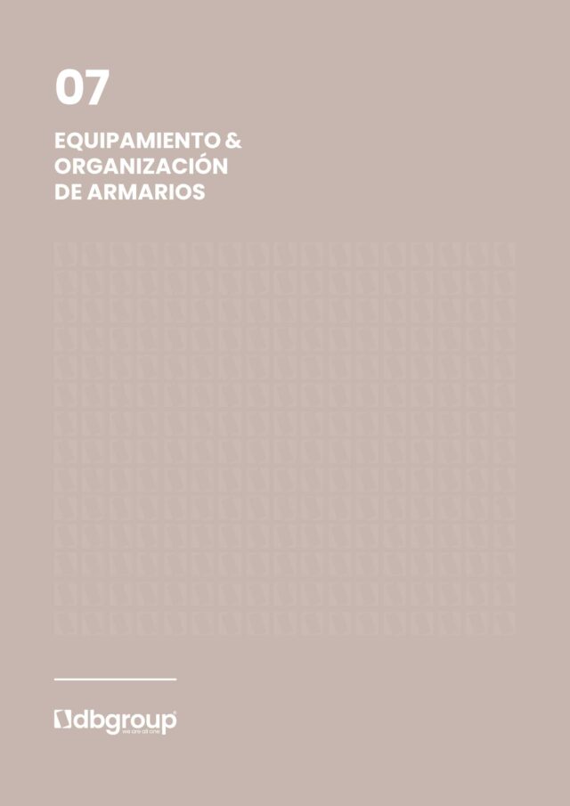 Equipamiento y organizacion de armarios