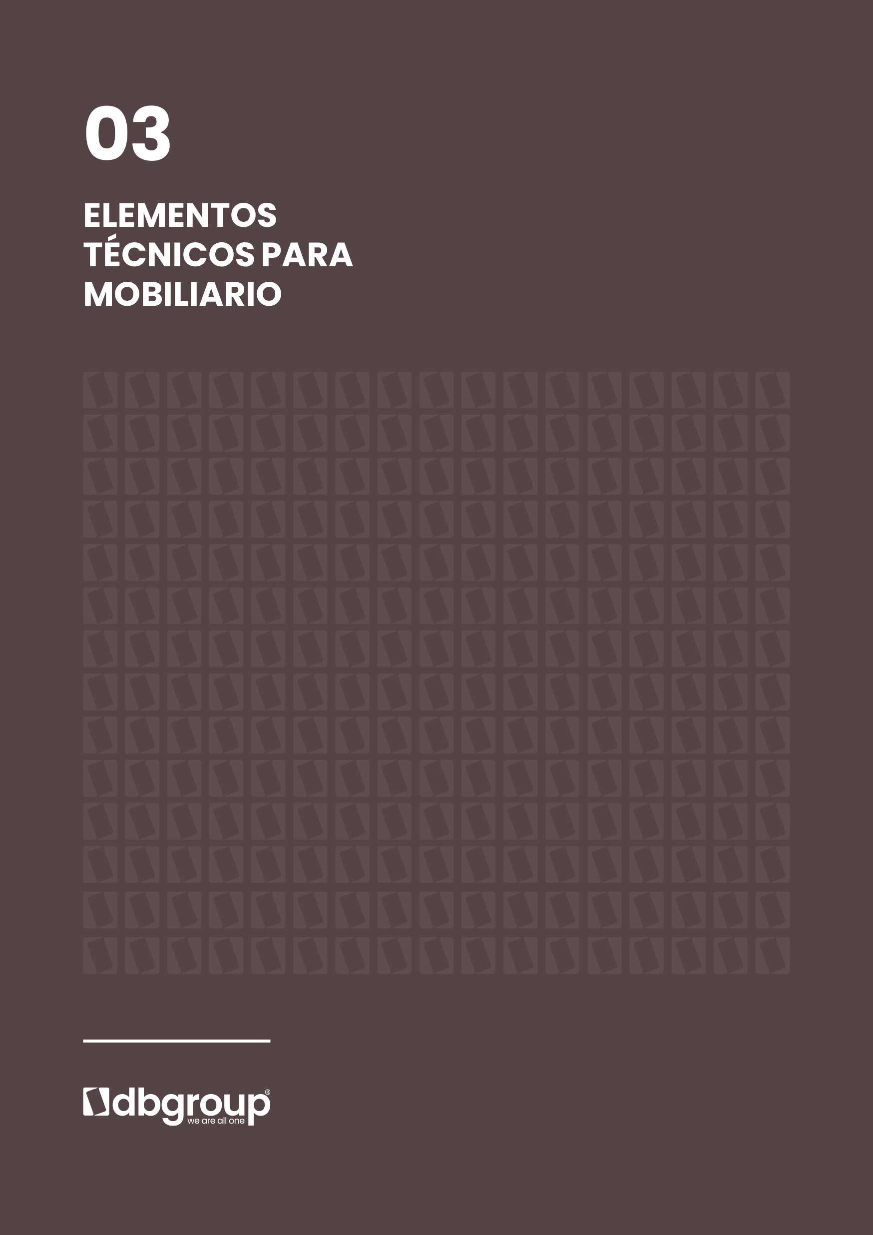Elementos técnicos para mobiliario